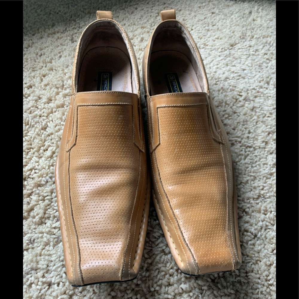 Stacy Adams Men Leather Loafers size 12M